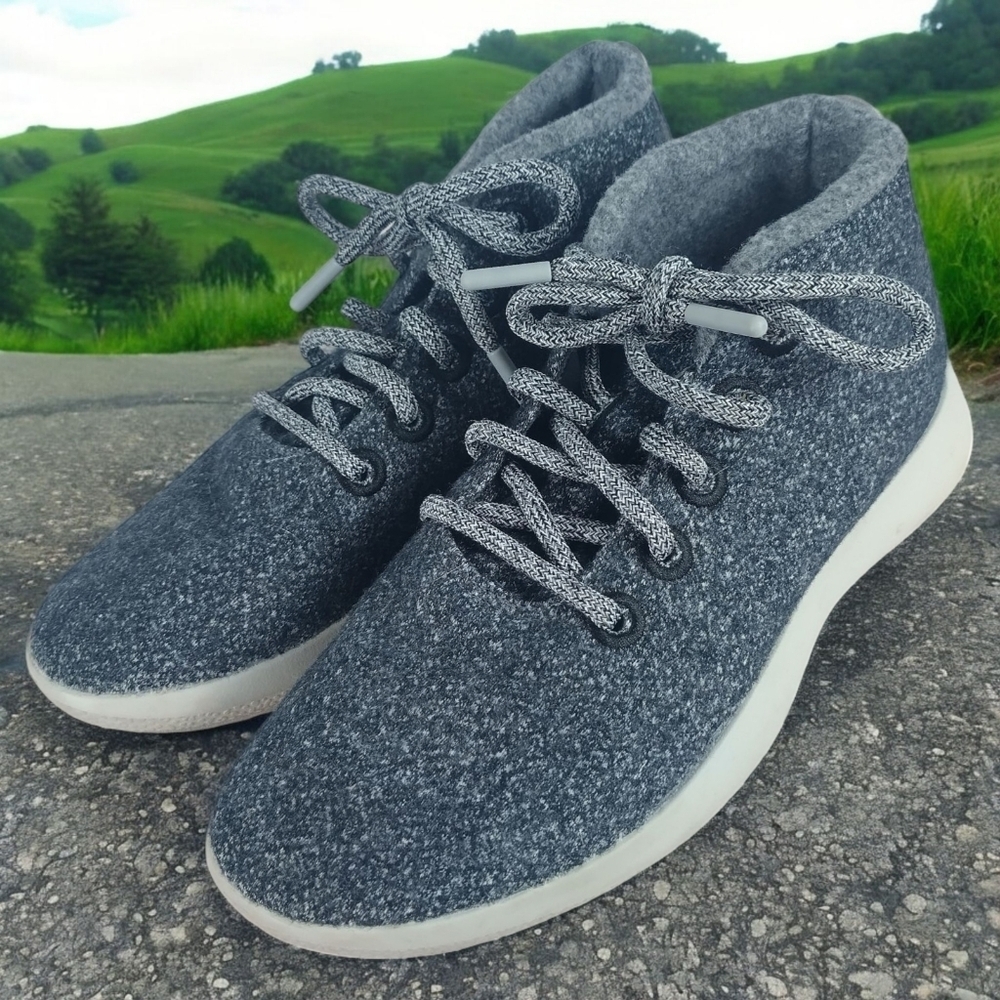 Allbirds Women's size 8 Wool Runner-up Mizzles Light Gray high top shoes